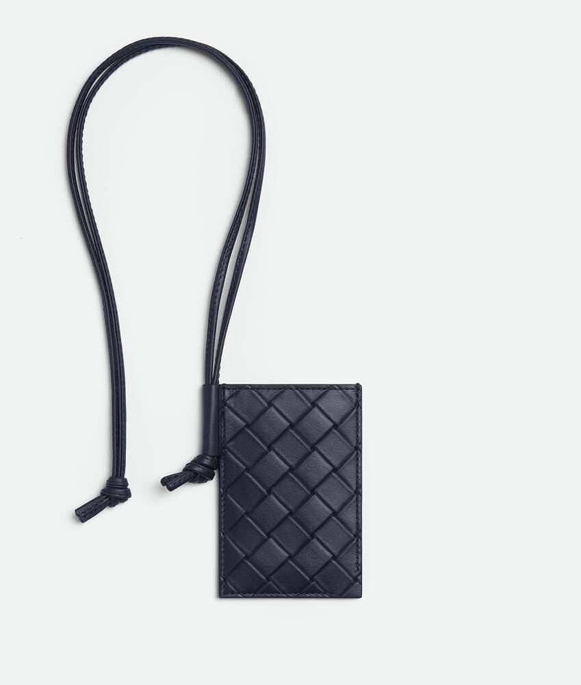 Bottega Veneta Portacredenciales Intrecciato Stamp