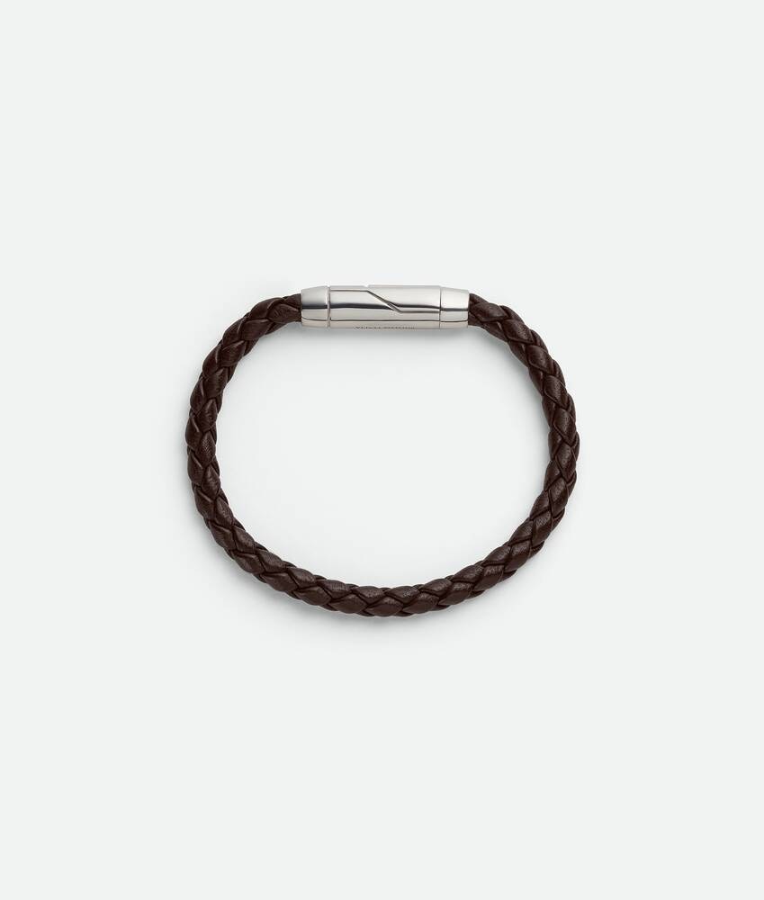 Bottega Veneta Pulsera Braid De Piel