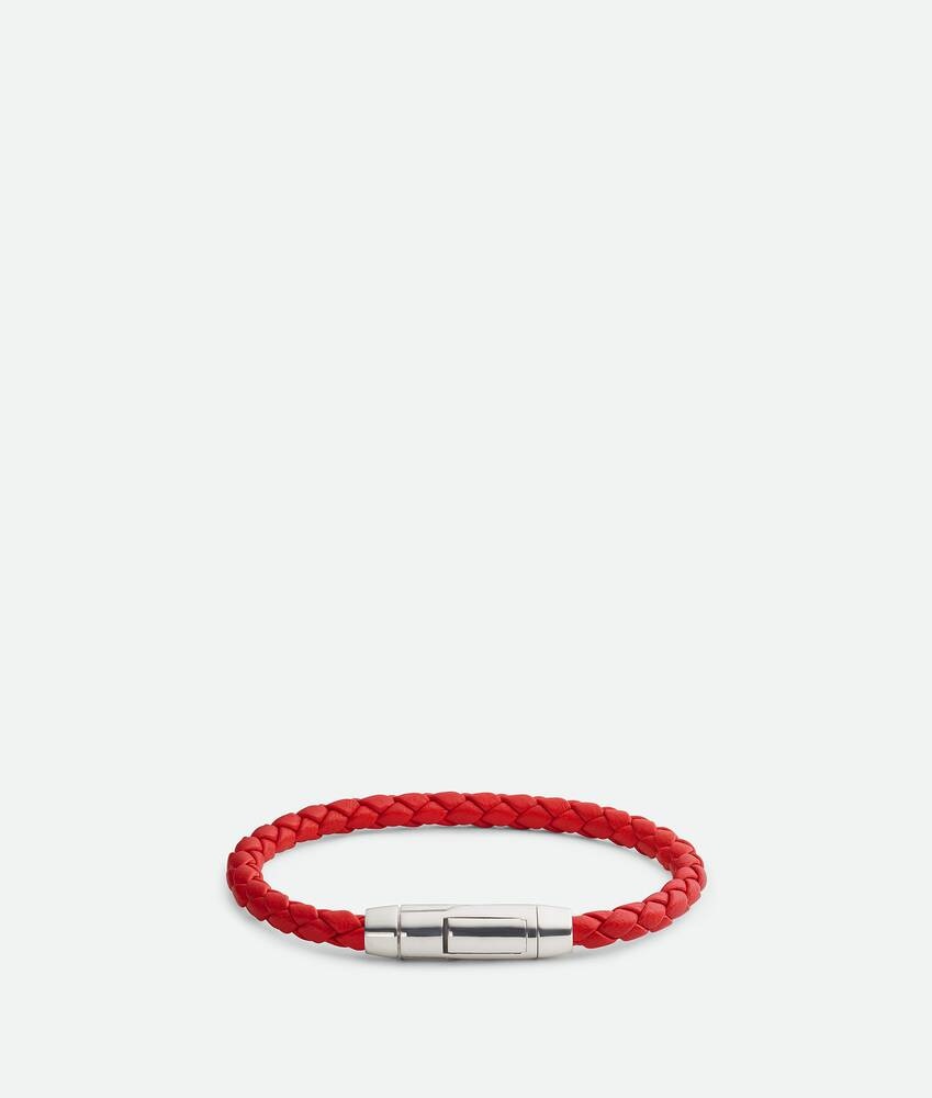 Bottega Veneta Pulsera Braid De Piel