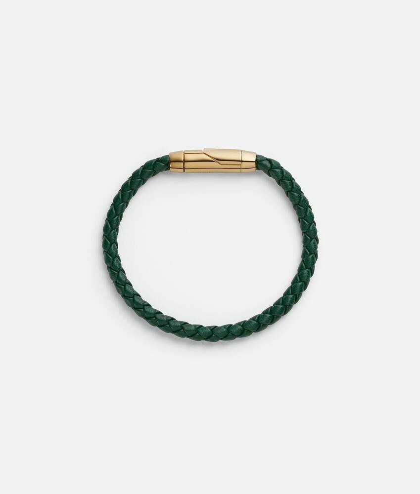 Bottega Veneta Pulsera Braid De Piel