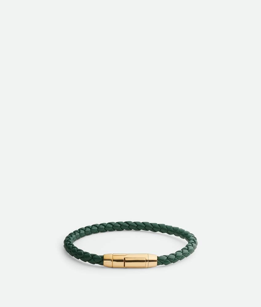 Bottega Veneta Pulsera Braid de piel