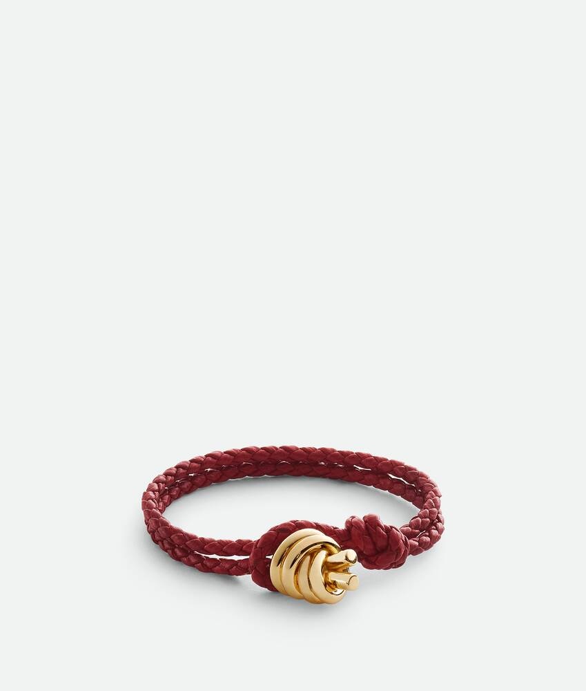 Bottega Veneta Pulsera Knot de piel