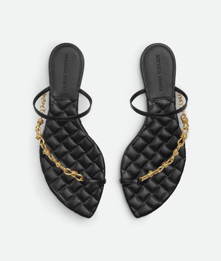 Bottega Veneta Sandalia Plana Leaf