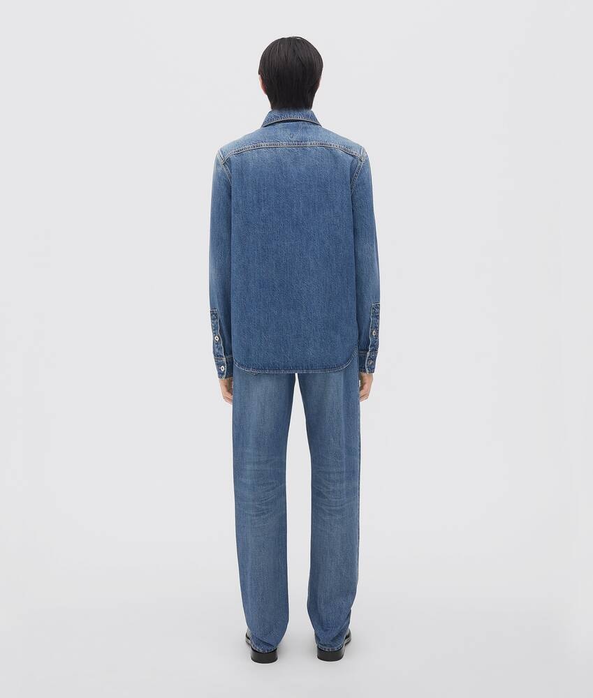 Bottega Veneta Camisa De Denim Original Medium Wash