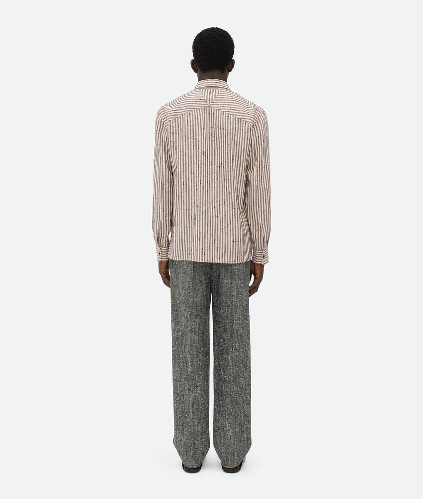 Bottega Veneta Camisa De Viscosa Texturizada Y Seda