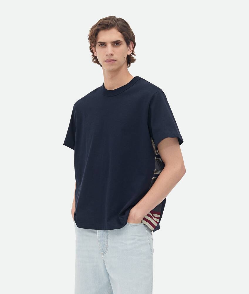 Bottega Veneta Camiseta de punto de guinga de algodón suave