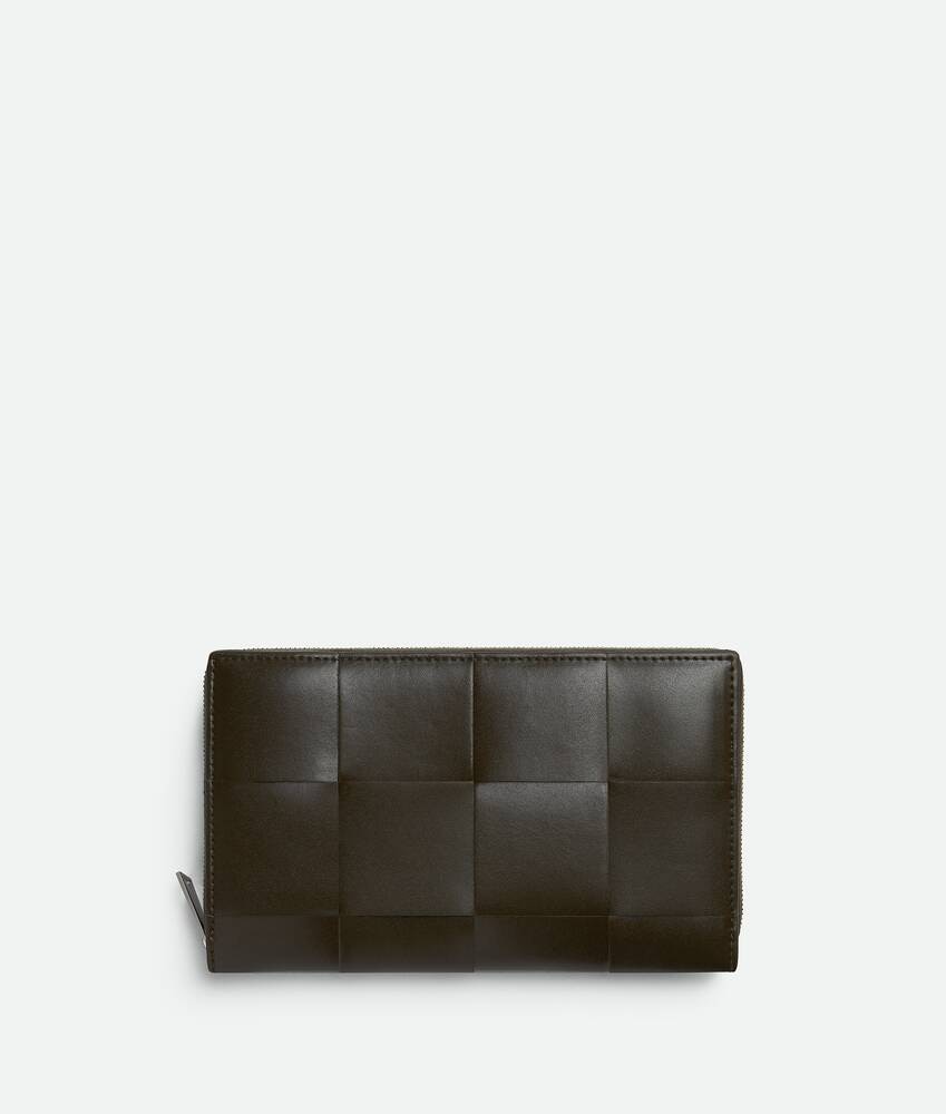 Bottega Veneta Cartera con cremallera en el contorno Cassette