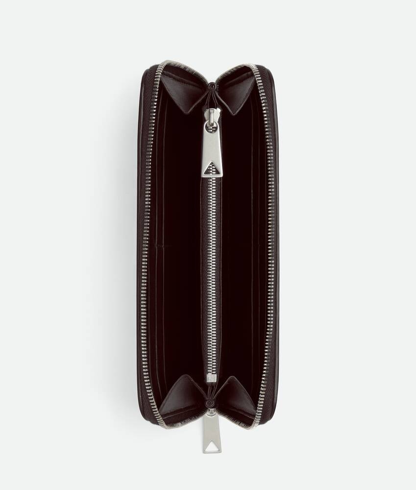 Bottega Veneta Cartera Con Cremallera En El Contorno Intrecciato