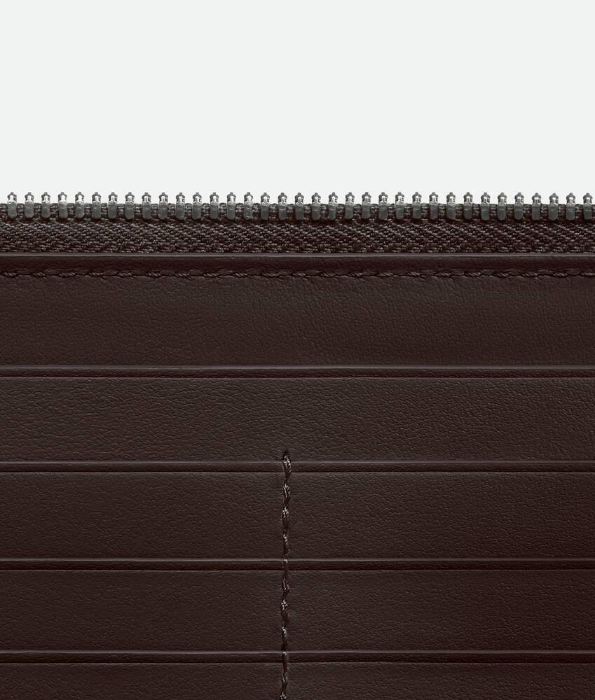 Bottega Veneta Cartera Con Cremallera En El Contorno Intrecciato