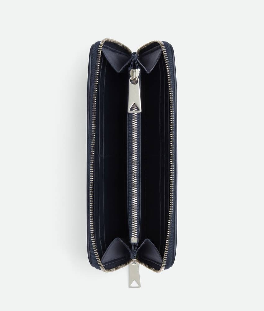 Bottega Veneta Cartera Con Cremallera En El Contorno Intrecciato