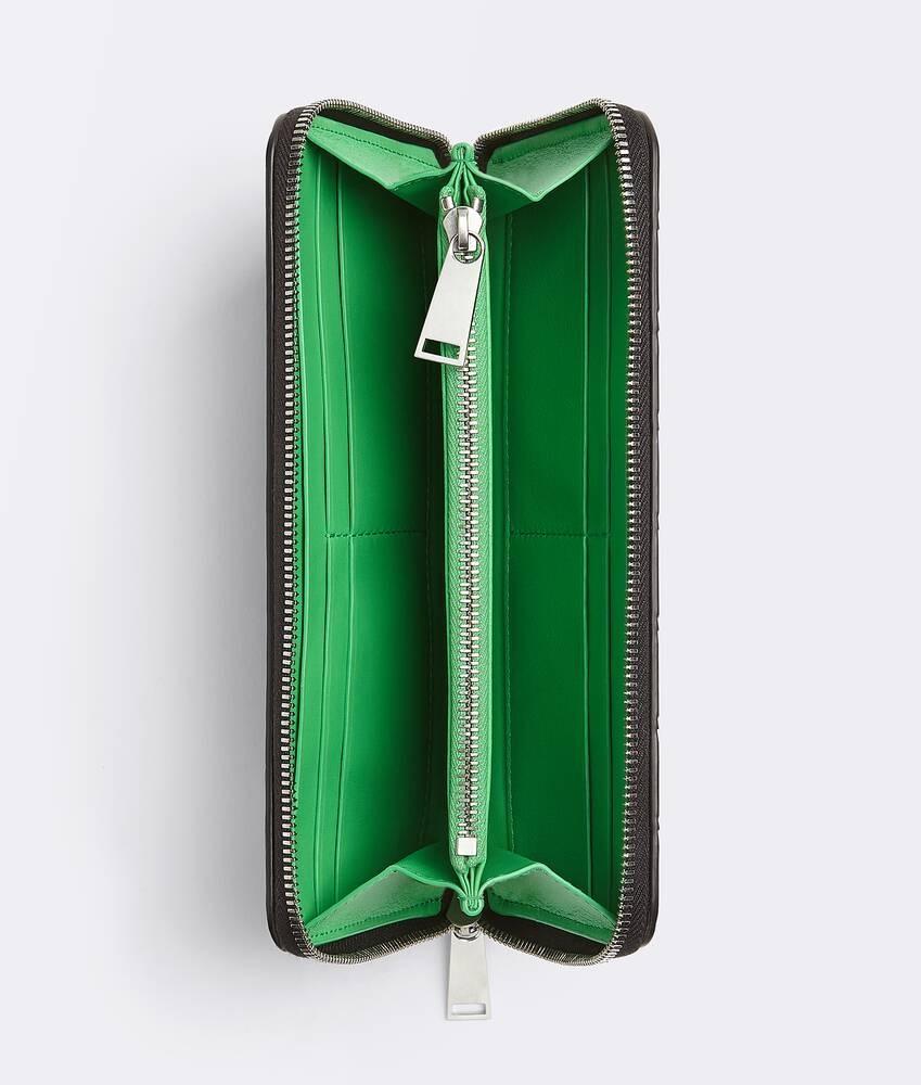 Bottega Veneta Cartera Con Cremallera En El Contorno Intrecciato