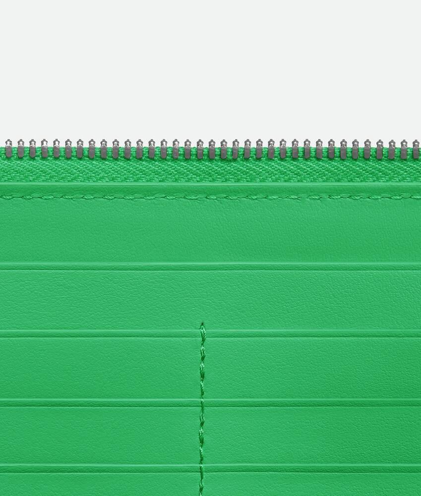 Bottega Veneta Cartera Con Cremallera En El Contorno Intrecciato