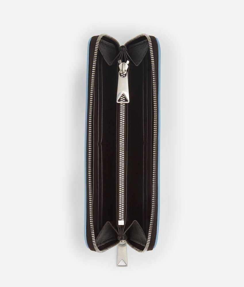 Bottega Veneta Cartera Con Cremallera En El Contorno Intrecciato