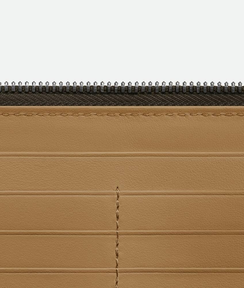 Bottega Veneta Cartera Con Cremallera En El Contorno Intrecciato