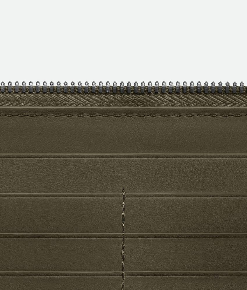 Bottega Veneta Cartera Con Cremallera En El Contorno Intrecciato