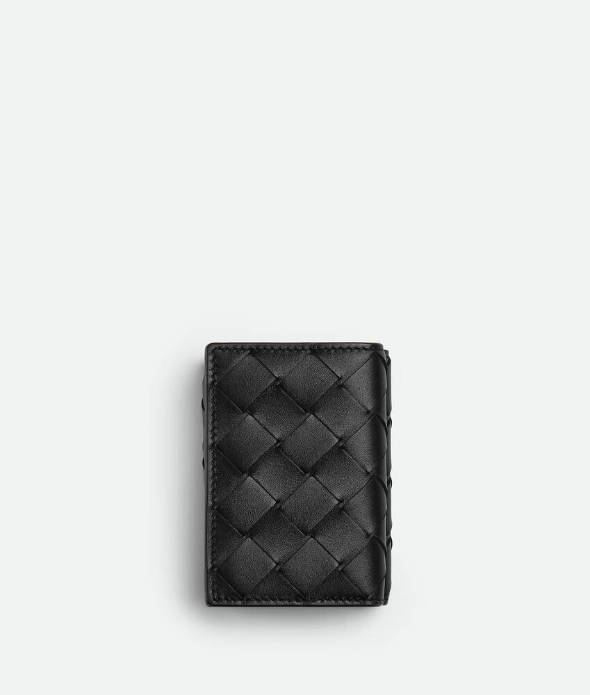 Bottega Veneta Cartera De Triple Hoja Intrecciato Tiny