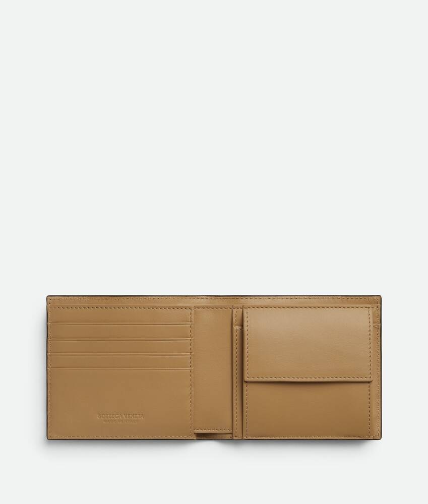 Bottega Veneta Cartera Intrecciato Bi-Fold Con Monedero