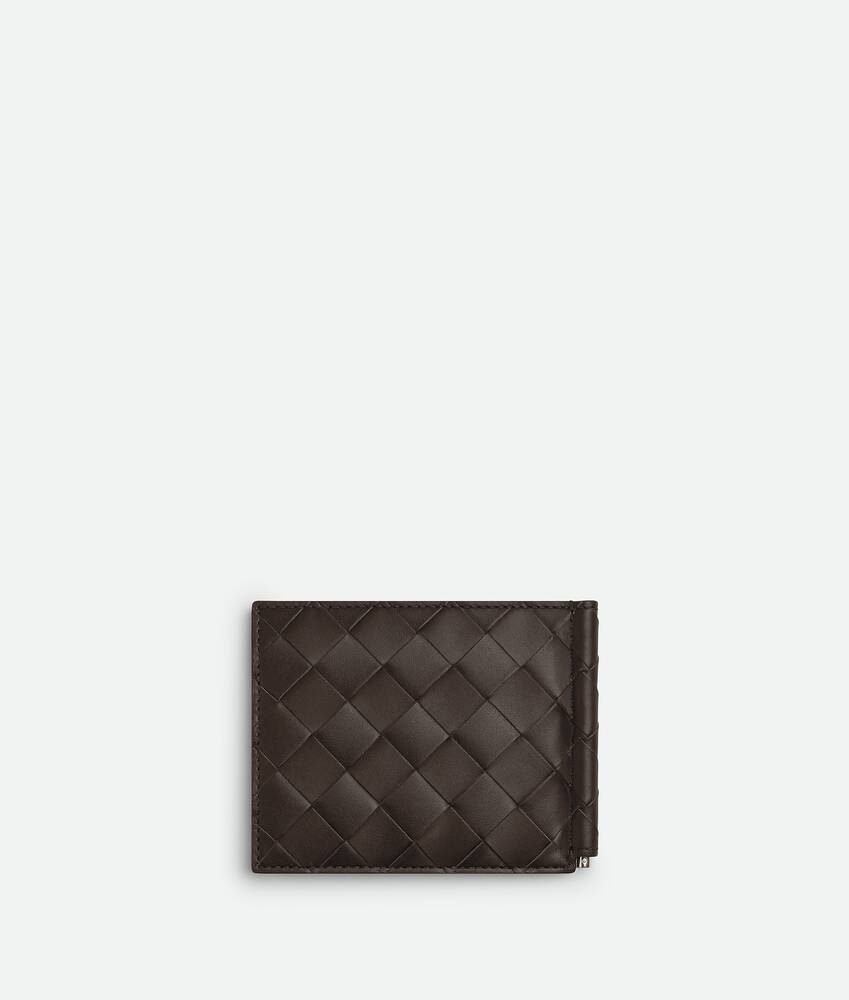 Bottega Veneta Cartera Intrecciato Con Clip Para Billetes