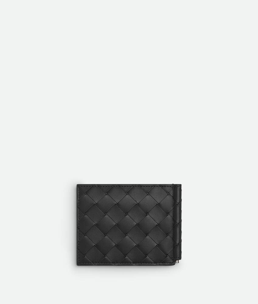 Bottega Veneta Cartera Intrecciato Con Clip Para Billetes