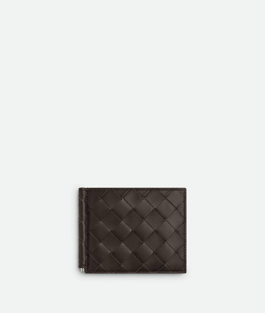 Bottega Veneta Cartera Intrecciato con clip para billetes