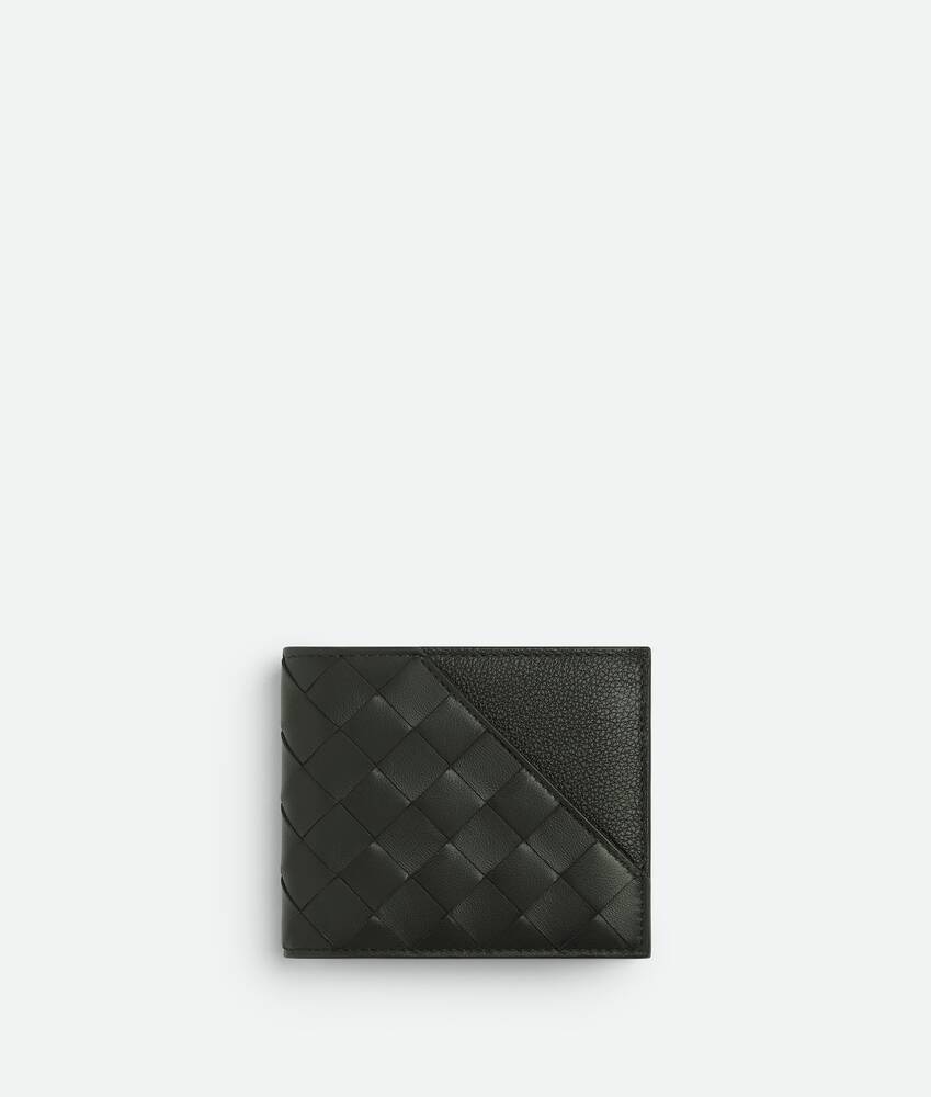 Bottega Veneta Cartera Intrecciato Diagonal Bi-Fold con monedero