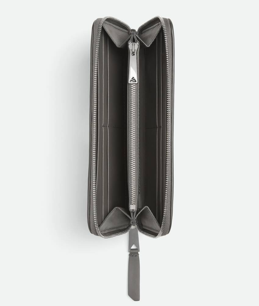 Bottega Veneta Cartera Intrecciato Piccolo Con Cremallera En El Contorno