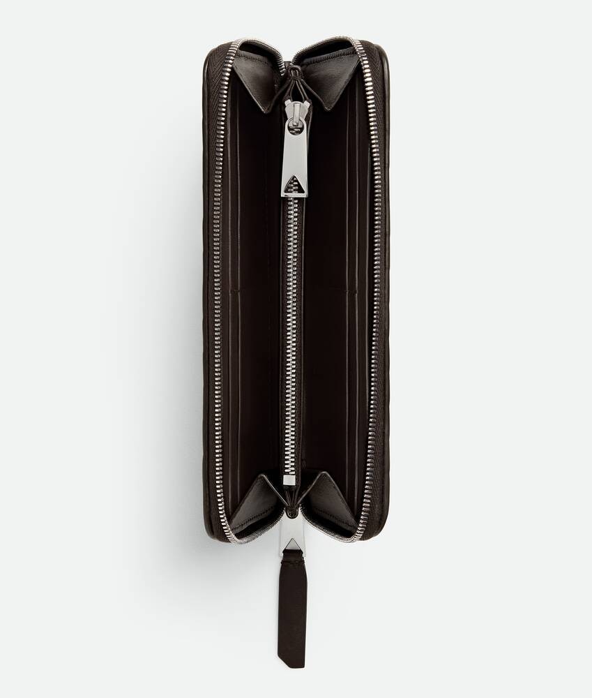 Bottega Veneta Cartera Intrecciato Piccolo Con Cremallera En El Contorno