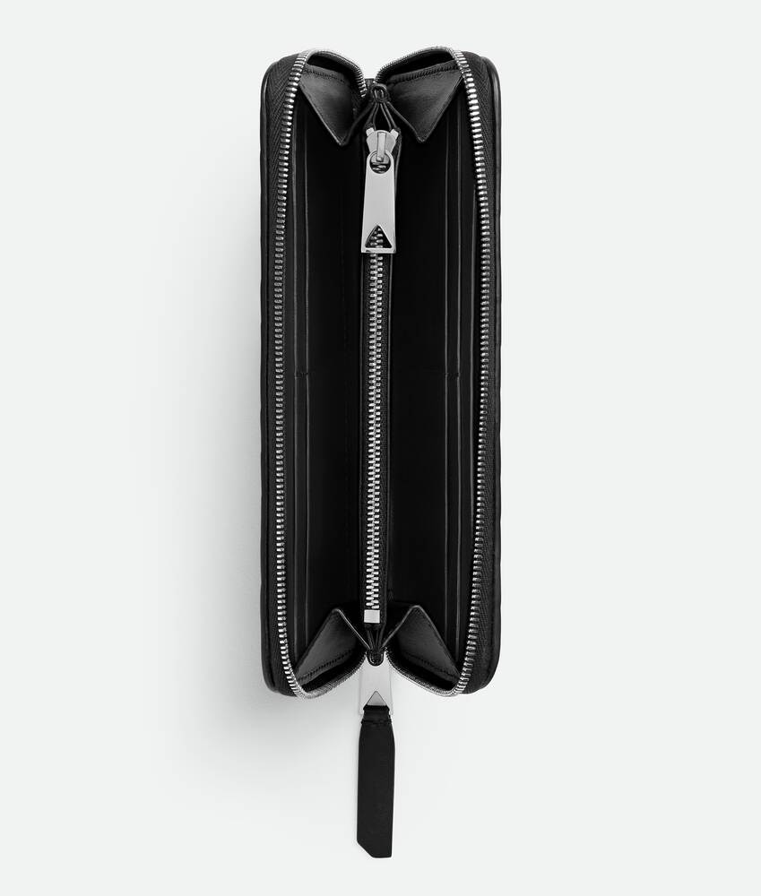 Bottega Veneta Cartera Intrecciato Piccolo Con Cremallera En El Contorno