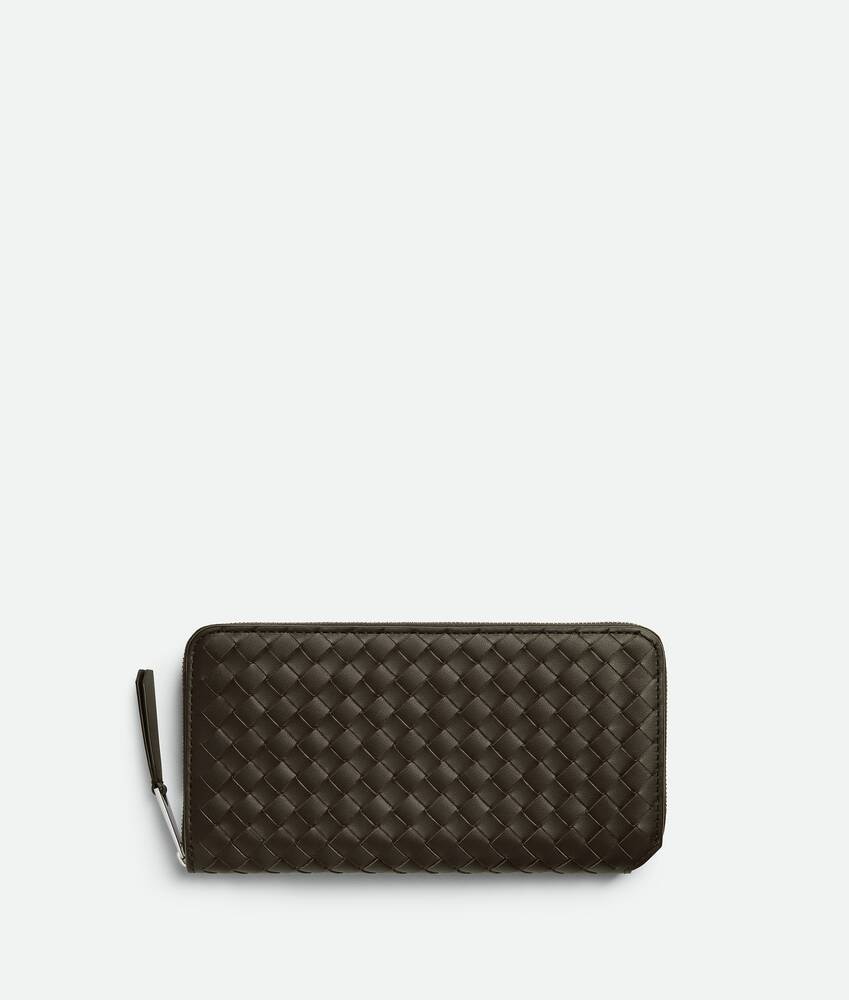 Bottega Veneta Cartera Intrecciato Piccolo con cremallera en el contorno