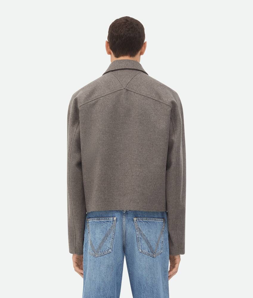 Bottega Veneta Cazadora De Cachemira Y Lana Doble Estilo Kimono