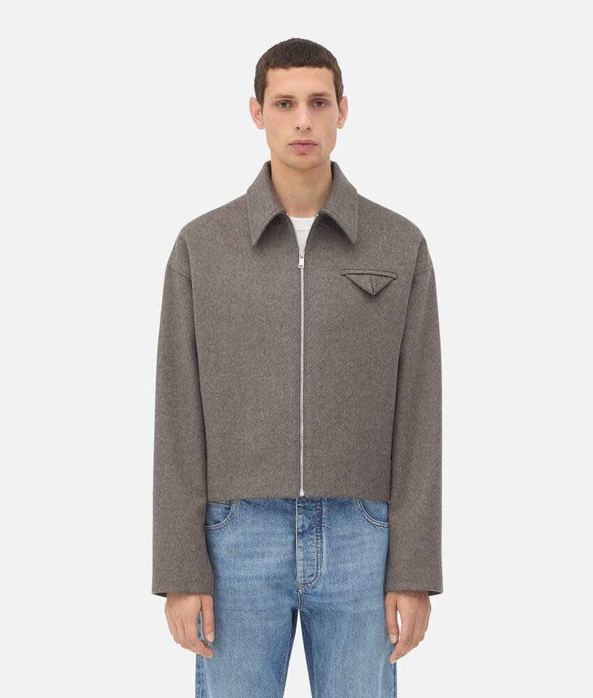 Bottega Veneta Cazadora de cachemira y lana doble estilo kimono