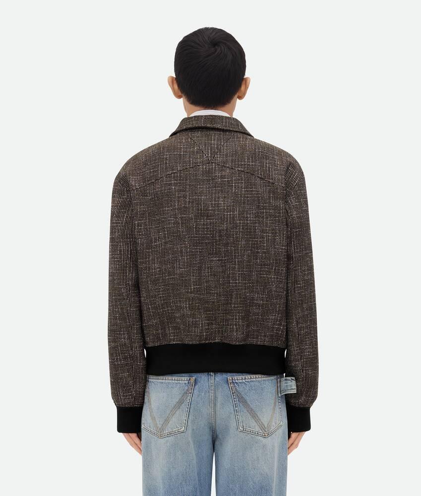 Bottega Veneta Cazadora De Lana Y Algodón De Pata De Gallo