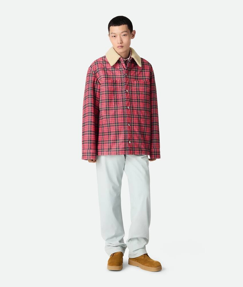 Bottega Veneta Cazadora De Piel De Borrego Estampada