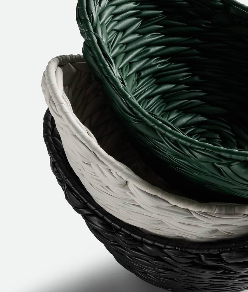 Bottega Veneta Cesta Estilo Capazo Intreccio Foulard