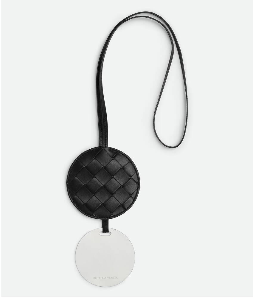 Bottega Veneta Espejo Con Funda Intrecciato Con Correa