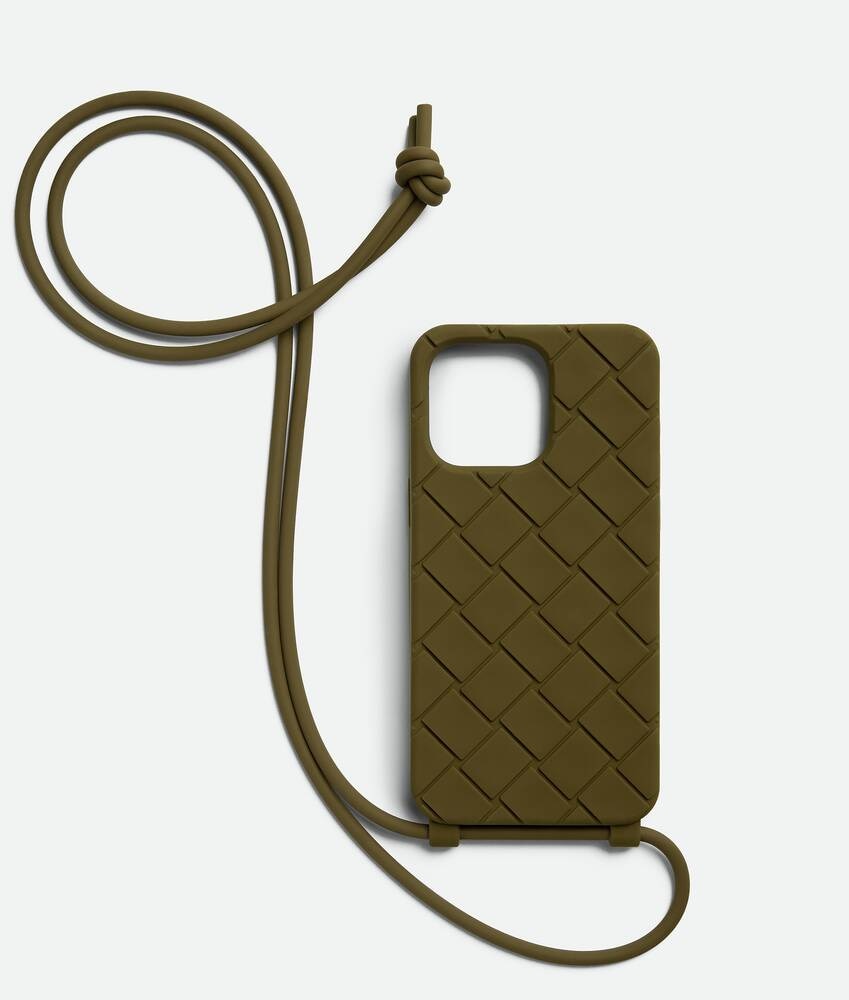 Bottega Veneta Funda para iPhone 15 Pro Max con correa