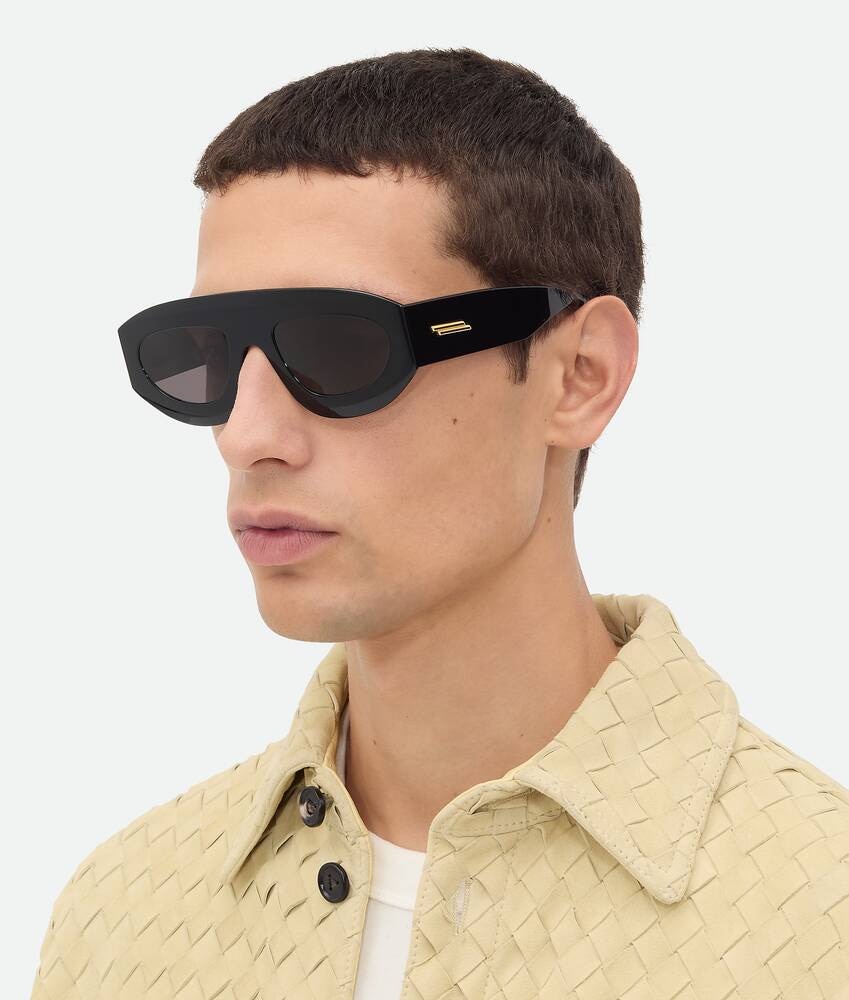Bottega Veneta Gafas De Sol Ultrathin Estilo Máscara