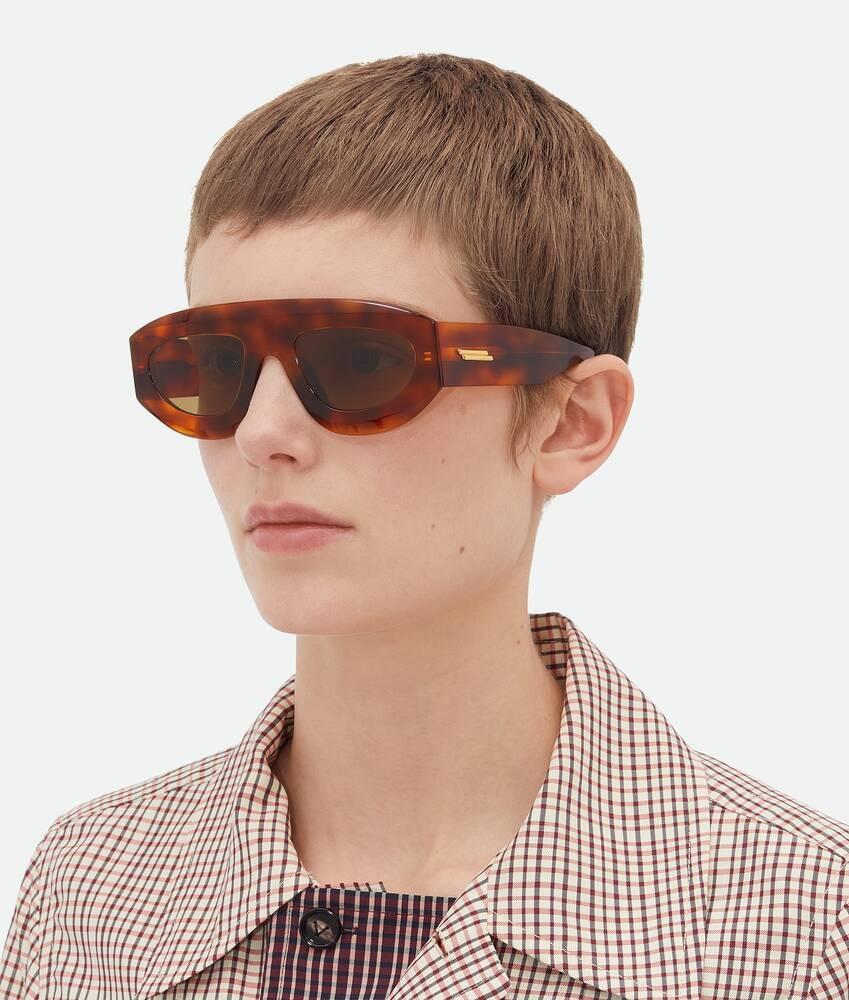 Bottega Veneta Gafas De Sol Ultrathin Estilo Máscara