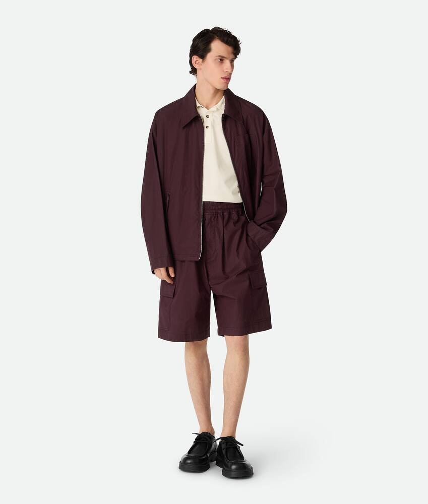 Bottega Veneta Pantalones Cortos Cargo De Algodón Resinado