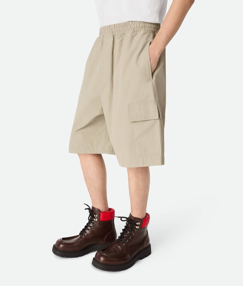 Bottega Veneta Pantalones Cortos Cargo De Algodón Técnico