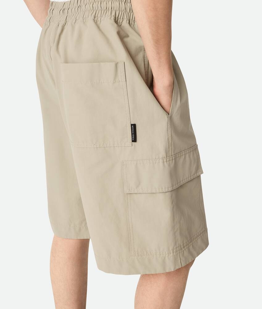 Bottega Veneta Pantalones Cortos Cargo De Algodón Técnico