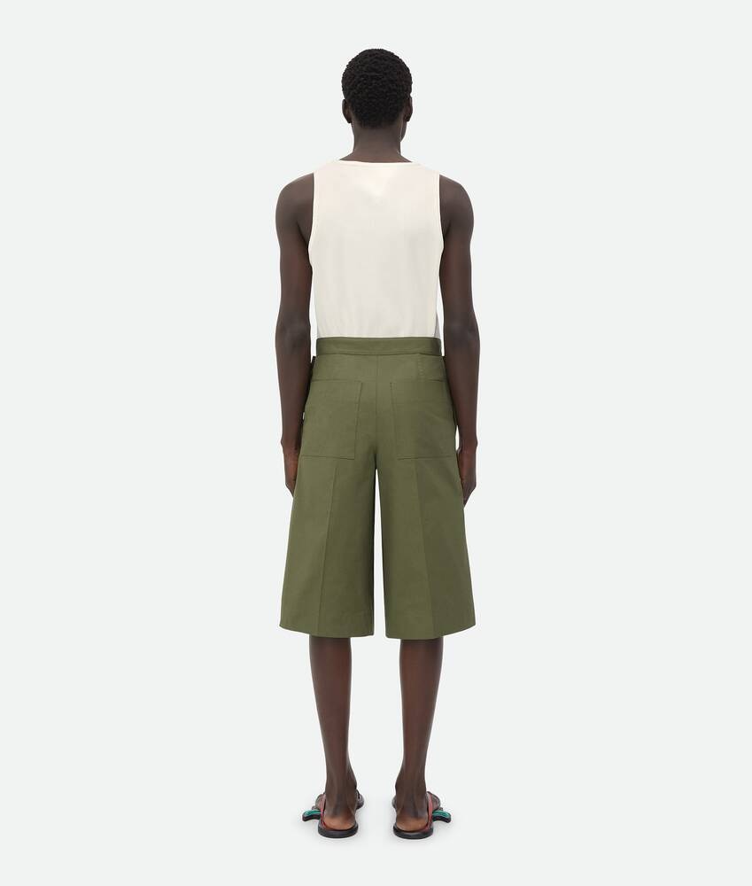 Bottega Veneta Pantalones Cortos De Algodón Compacto