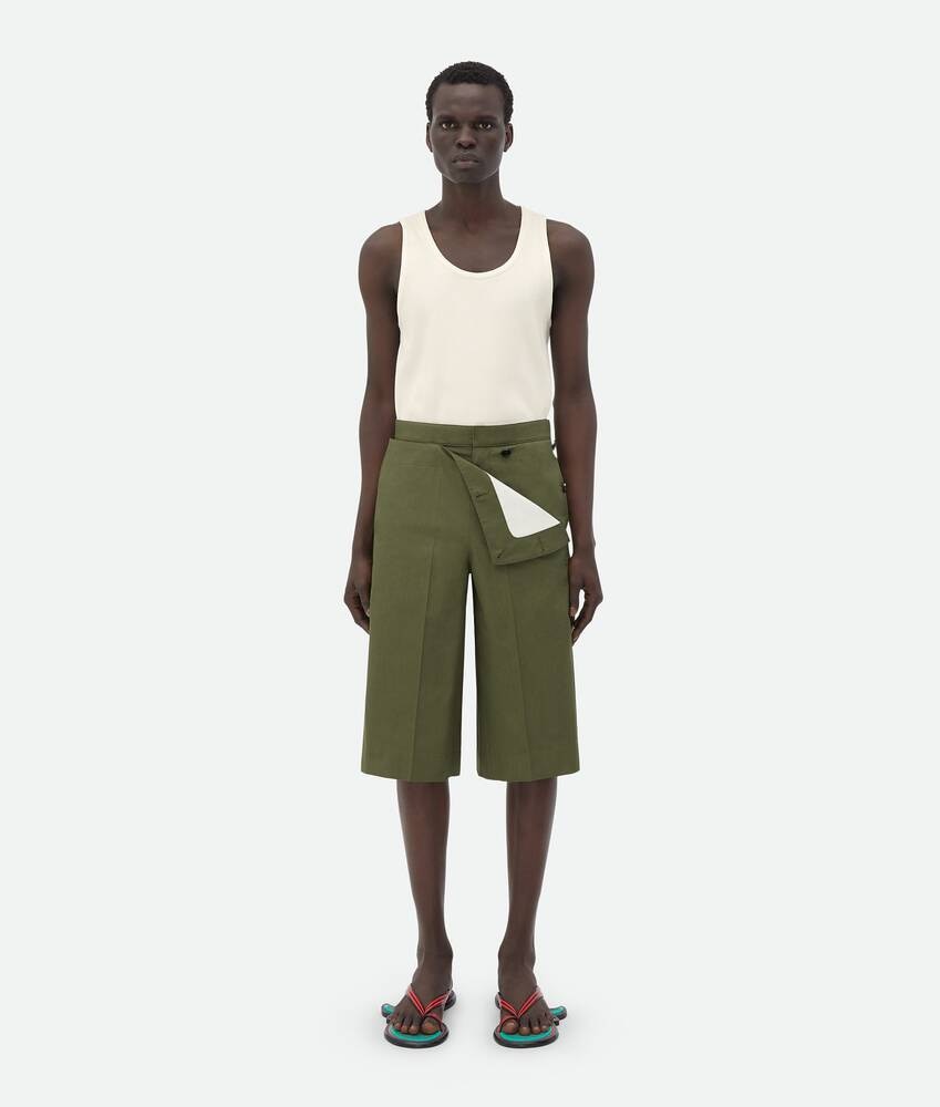 Bottega Veneta Pantalones cortos de algodón compacto