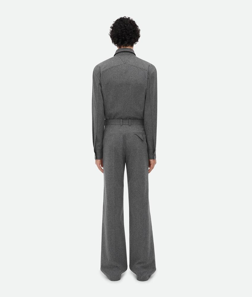 Bottega Veneta Pantalones De Franela De Lana Ligera