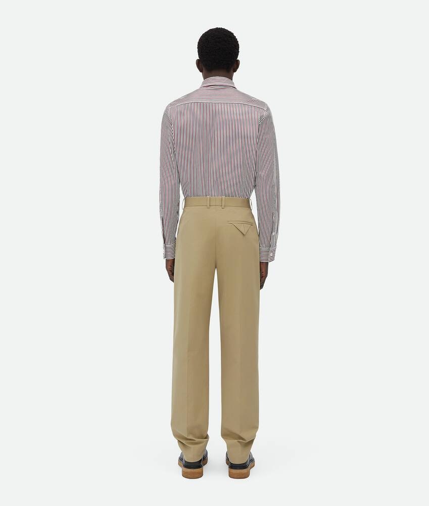Bottega Veneta Pantalones De Sarga De Algodón Ligero