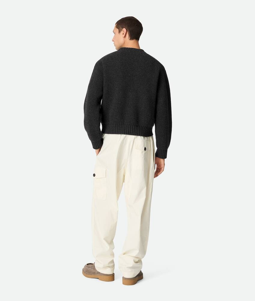 Bottega Veneta Pantalones De Sarga De Algodón Ligero