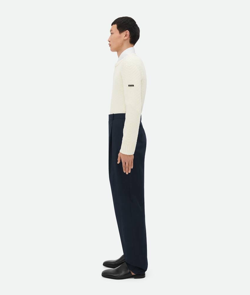 Bottega Veneta Pantalones De Sarga De Algodón Ligero