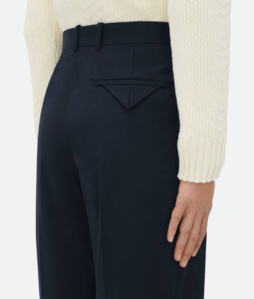 Bottega Veneta Pantalones De Sarga De Algodón Ligero