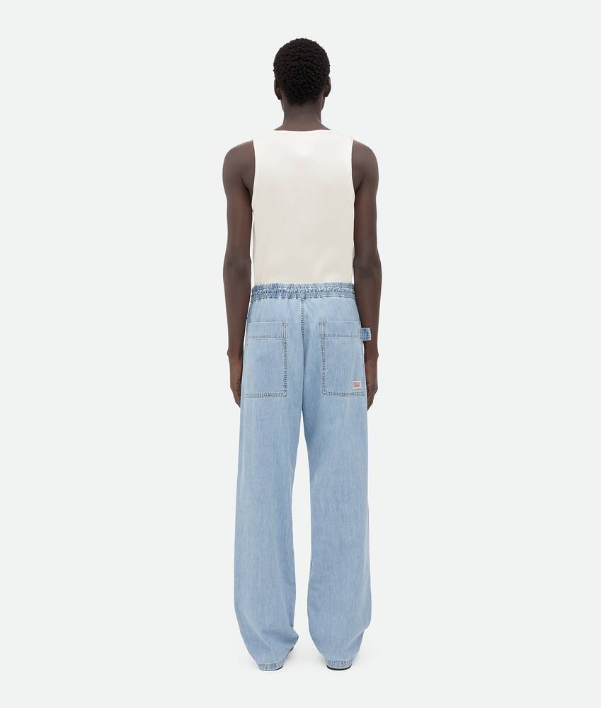 Bottega Veneta Pantalones Denim Elásticos Ligeramente Desteñidos