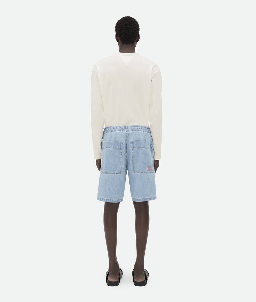 Bottega Veneta Pantalones Denim Elásticos Ligeramente Desteñidos